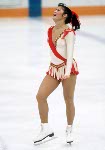 Canada's Charlene Wong participates in the figure skating event at the 1988 Winter Olympics in Calgary. (CP PHOTO/COA/ D. Stubbs)