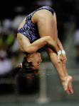 Canada's Evelyne Boisvert competing in the diving event at the 1992 Olympic games in Barcelona. (CP PHOTO/ COA/F.S. Grant)