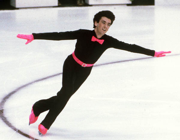 Brian Orser du Canada participe au patinage artistique aux Jeux olympiques d'hiver de Sarajevo de 1984. (Photo PC/AOC)