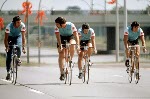 Canada's Tom Morris competes in a road cycling event at the 1976 Summer Olympics in Montreal. (CP PHOTO/ COA/ Ted Grant)