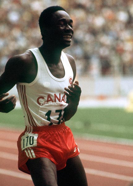 Canada's Brian Saunders competes in an athletics event at the 1976 Olympic games in Montreal. (CP PHOTO/ COA/RW)