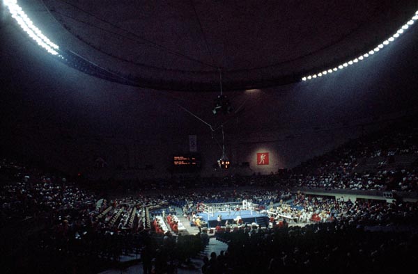 The boxing venue is seen at the 1976 Summer Olympic games in Montreal. (CP Photo/COA/FS)
