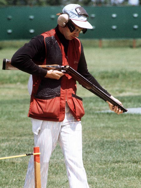 Canada's John Primrose competes in the shooting event at the 1976 Olympic games in Montreal. (CP PHOTO/ COA/ MB)
