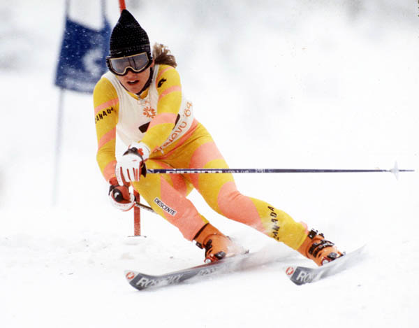 Canada's Andrea Bedard participates in the alpine ski event at the 1984 Winter Olympics in Sarajevo. (CP PHOTO/ COA/Crombie McNeil)