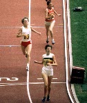 Canada's Abby Hoffman (53) competes in an athletics event at the 1976 Olympic games in Montreal. (CP PHOTO/ COA/RW)