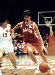 Canada's Debbie Huband runs during women's basketball action at the 1984 Olympic Games in Los Angeles. (CP PHOTO/COA/JM)