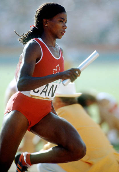 Canada's Molly Killingbeck competes in an athletics event at the 1984 Olympic games in Los Angeles. (CP PHOTO/ COA/JM)