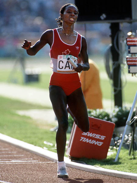 Canada's Marita Payne competes in an athletics event at the 1984 Olympic games in Los Angeles. (CP PHOTO/ COA/JM)