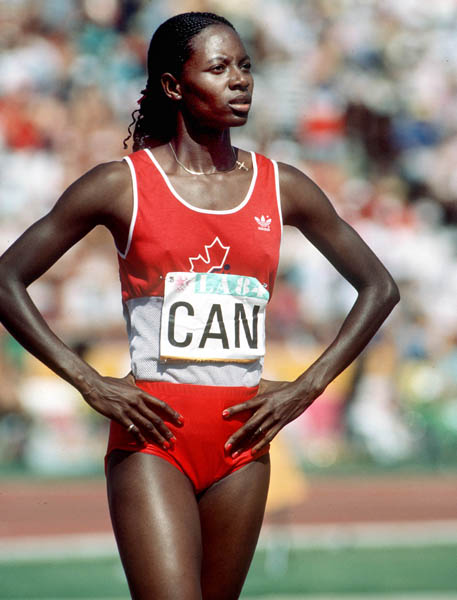Canada's Marita Payne competes in an athletics event at the 1984 Olympic games in Los Angeles. (CP PHOTO/ COA/JM)