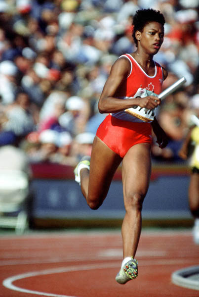 Canada's Jillian Richardson competes in an athletics event at the 1984 Olympic games in Los Angeles. (CP PHOTO/ COA/JM)