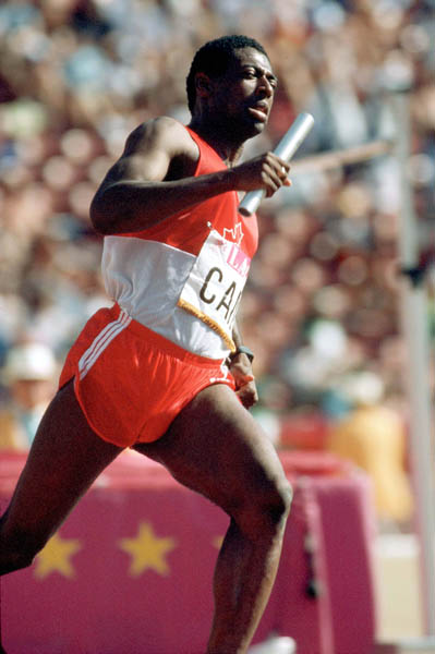 Canada's Tim Bethune competes in an athletics event at the 1984 Olympic games in Los Angeles. (CP PHOTO/ COA/JM)