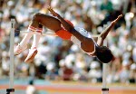 Canada's Milt Ottey competing in an athletics event at the 1988 Olympic games in Seoul. (CP PHOTO/ COA/ Cromby McNeil)