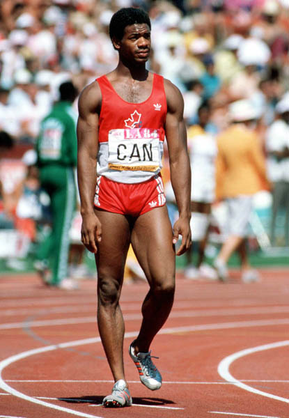 Canada's Tony Sharpe participates in an athletics event at the 1984 Olympic games in Los Angeles. (CP PHOTO/ COA/JM)