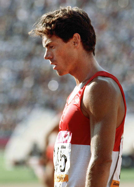 Canada's Paul Williams participates in an athletics event at the 1984 Olympic games in Los Angeles. (CP PHOTO/ COA/JM)