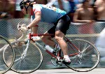 Canada's Steve Bauer (left) competes in a cycling event at the 1984 Summer Olympics in Los Angeles. (CP PHOTO/ COA/ J Merrithew)
