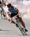Canada's Steve Bauer competes in a road cycling event at the 1984 Summer Olympics in Los Angeles. (CP PHOTO/ COA/ J Merrithew)