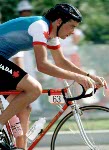 Canada's Louis Garneau chosen for the cycling team but did not compete in the boycotted 1980 Moscow Olympics . (CP Photo/COA)