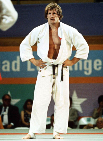 Canada's Kevin Doherty competes in the Judo event at the 1984 Los Angeles Olympic Games. (CP Photo/ COA/ Crombie McNeil)