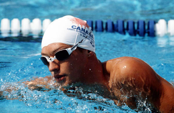 Canada's Alex Baumann competes in the swimming event at the 1984 Olympic games in Los Angeles. (CP PHOTO/ COA/Ted Grant )