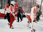 Canada's bobsleigh team at the 1972 Sapporo winter Olympics. (CP Photo/COA)