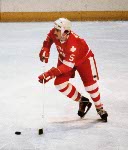 Canada's Tim Watters participates in hockey action against the Netherlands at the 1980 Winter Olympics in Lake Placid. (CP PHOTO/ COA/ )