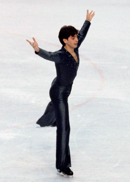 Canada's Brian Pockar competes in the figure skating event at the 1980 Winter Olympics in Lake Placid.(CP Photo /COA)