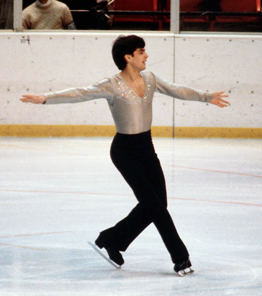 Canada's Brian Pockar competes in the figure skating event at the 1980 Winter Olympics in Lake Placid.(CP Photo /COA)