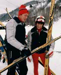 Steve Collins du Canada participe  une preuve de saut  ski aux Jeux olympiques d'hiver de Lake Placid de 1980. (Photo PC/AOC)
