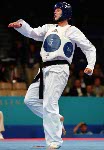 Dominique Bosshart du Canada participe  une preuve de taekwondo aux Jeux olympiques de Sydney de 2000. (Photo PC/AOC)