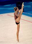 Canada's Emilie Livingston performs her rhythmic gymnastics routine at the 2000 Sydney Olympic Games. (CP Photo/ COA)