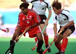 Canada's Bindi Kullar plays field hockey at the 2000 Sydney Olympic Games. (CP Photo/ COA)