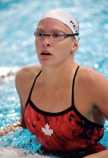 Canada's Christin Petelski competes in a swimming event at the 2000 Sydney Olympic Games. (CP Photo/ COA)