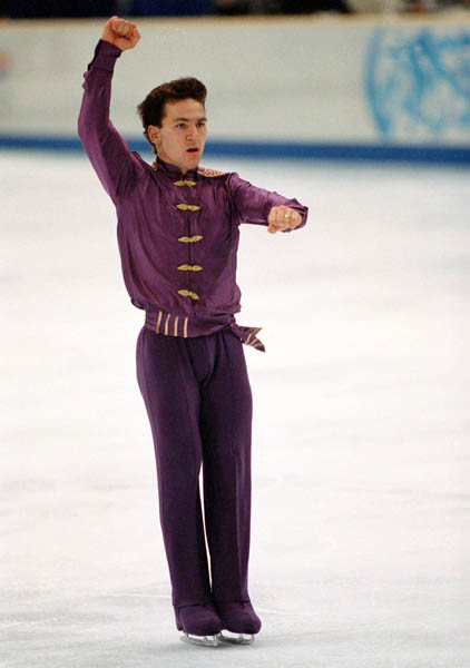 Canada's Elvis Stojko competes in the figure skating event at the 1998 Nagano Winter Olympics. (CP Photo/ COA)