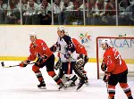 Canada's Robert Blake (#44) participates in hockey action at the 1998 Winter Olympics in Nagano. (CP Photo/COA/ F. Scott Grant )