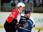 Canada's Wayne Gretzky competes in hockey action at the 1998 Winter Olympics in Nagano. (CP Photo/COA/ F. Scott Grant )