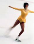 Canada's Lynn Nightingale competes in the figure skating event at the 1976 Innsbruck Winter Olympics. (CP Photo/ COA)