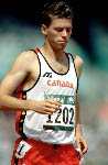 Canada's Graham Hood competing in the 1500m event at the 1992 Olympic games in Barcelona. (CP PHOTO/ COA/ Claus Andersen)