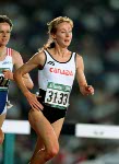 Canada's Robyn Meagher competing in the 3000m event at the 1992 Olympic games in Barcelona. (CP PHOTO/ COA/ Claus Andersen)