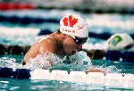 Canada's Joanne Malar competes in the swimming event at the 1996 Summer Olympic games in Atlanta. (CP Photo/COA/Mike Ridewood).