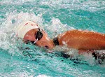 Canada's Nancy Sweetnam competes in a swimming event at the 1996 Atlanta Summer Olympic Games. (CP Photo/COA/Mike Ridewood)