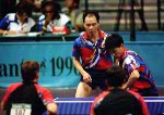 Canada's Joe Ng competing in the table tennis event at the 1988 Olympic games in Seoul. (CP PHOTO/ COA/ Cromby McNeil)