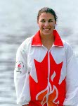 Canada's Caroline Brunet competing in the kayak event at the 1992 Olympic games in Barcelona. (CP PHOTO/ COA/ F.S. Grant)