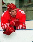 Canada's Brian Savage during the gold medal game which Sweden won 3-2 in a shoot out at the 1994 Lillehammer Winter Olympics. (CP PHOTO/ COA)