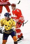 Canada's Brian Savage during the gold medal game which Sweden won 3-2 in a shoot out at the 1994 Lillehammer Winter Olympics. (CP PHOTO/ COA)