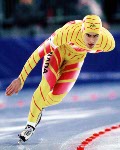 Canada's Derek Campbell competes in the short track speed skating event at the 1994 Lillehammer Winter Olympics. (CP Photo/ COA/F. Scott Grant)