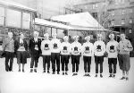 Steve Podborski du Canada participe au Jeux Olympiques d'hiver de Sarajevo de 1984 au ski alpin. (PC Photo/AOC)