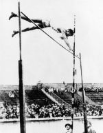 Canada's Jean Thompson competes in an athletics event at the 1928 Amsterdam Olympics. (CP Photo/COA)