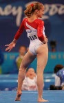 Canada's Michelle Conway performs her floor routine at the 2000 Sydney Olympic Games. (CP Photo/ COA)