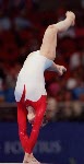 Canada's Lise Leveille performs her floor routine at the 2000 Sydney Olympic Games. (CP Photo/ COA)