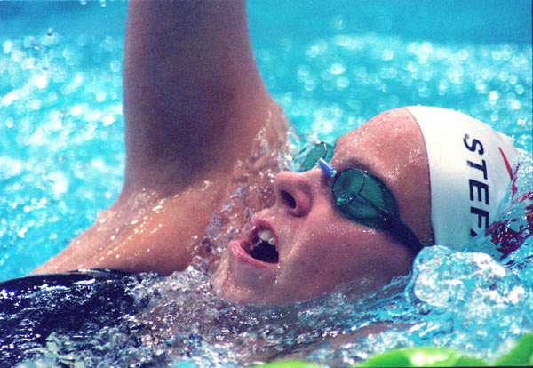 Canada's Kelly Stefanyshyn swims at the Sydney 2000 Olympic Games. (CP PHOTO/ COA)